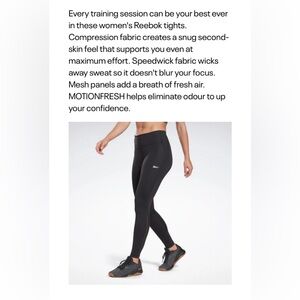 Reebok Lux Performance tights Leggings